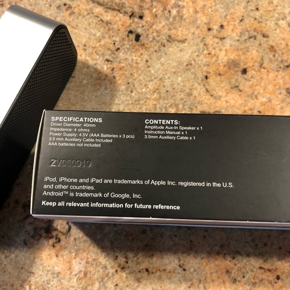 🌺2x HP 🎉Bass Jaxx Amplitude Aux-In Speaker-New - Picture 3 of 8